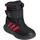 adidas Winterplay Stiefel Core Black / Solar Red / Iron Met 35