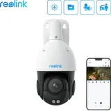 Reolink 4K PoE Überwachungskamera 16X optischer Zoom mit ptz - 360° Abdeckung in 8MP UHD, Farbnachtsicht, Zwei-Wege-Audio - Weiß