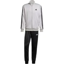 adidas 3-Streifen French Terry Trainingsanzug Grau XXL