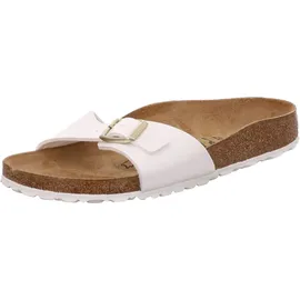 Birkenstock Madrid Birko-Flor Lack schmal patent white 41