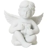 Rosenthal Engel mit Geschenk 15 cm Weiß