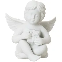 Rosenthal Engel mit Geschenk 15 cm Weiß