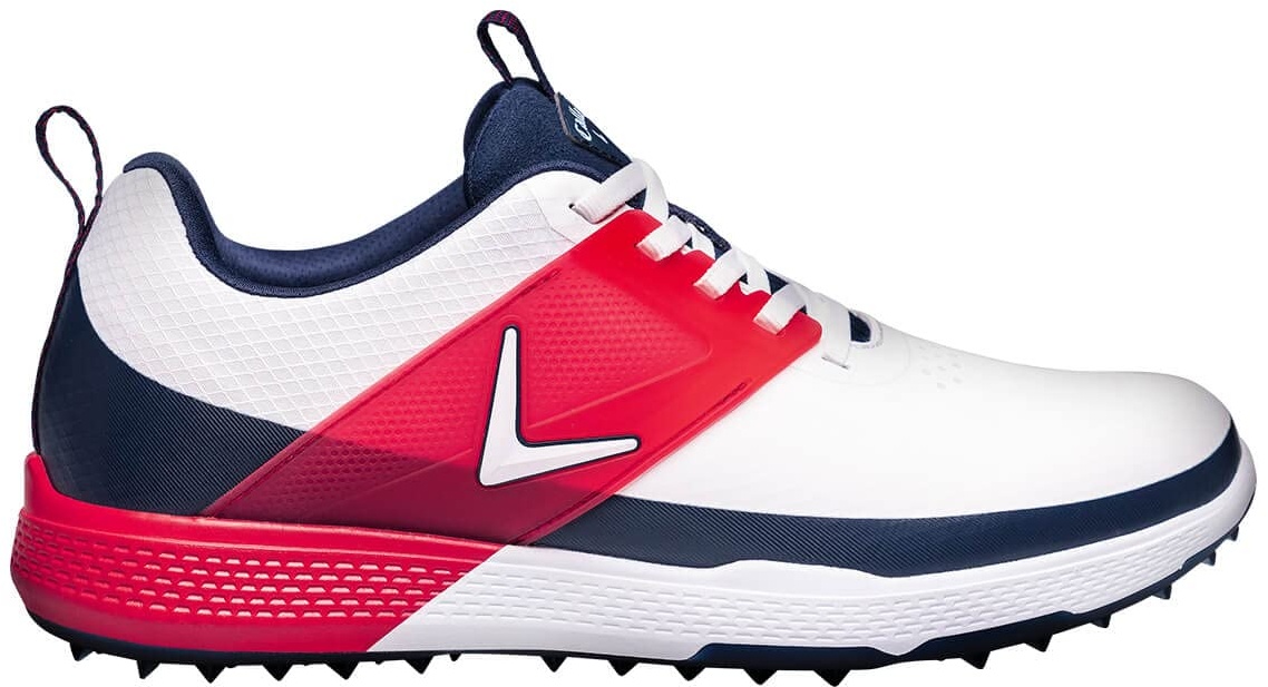 Callaway Golf Nitro Blaze Golfschuh, wasserdicht, Weiß / navy / rot, EU 43 - 44 EU