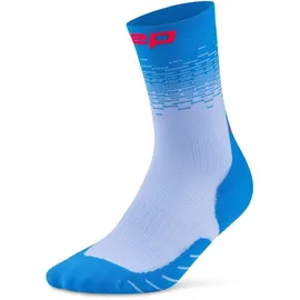 CEP Run Edt. Fade Mid Cut Socken blau XL