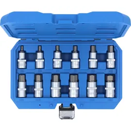 BRILLIANT TOOLS 1/2" Innensechskant Bit-Stecknuss-Satz 12-tlg. 5 - 22 mm