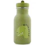 Trixie - Trinkflasche für Kinder aus Edelstahl, 350 ml – Mr. Dino (Dinosaurier), Grün