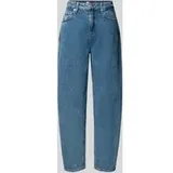 Tommy Hilfiger Tapered Fit Jeans aus Baumwoll-Mix Modell 'JEANIE BALLOON AI4136', Jeansblau, 30/30