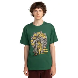 T-Shirt ELEMENT "The Portal", Herren, Gr. S, grün (trekking grün), [Hauptstoff] 100% Baumwolle, Kurzarm, Shirts