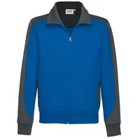 Hakro Sweatjacke Contrast Performance 477-10 royalblau Gr. 3XL