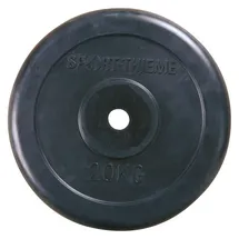 Sport-Thieme Hantelscheibe Gummiert Hantelscheibe 20 kg schwarz