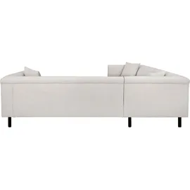 Home Affaire Ecksofa HOME AFFAIRE "AGNIA L-Form B/T/H: 244/244/71 cm", beige (creme), B:244cm H:71,5cm T:244cm, 100% Polyester, Sofas, Ecksofa, incl. Zierkissen, gleichschenklig, auch in Cord