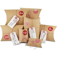 Frau WUNDERVoll® DIY Adventskalender zum befüllen HoHoHo Natur, Ziffern