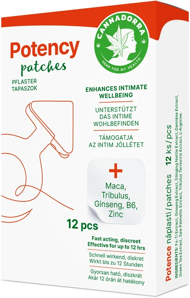 Hanf Gesundheit Potenz-Pflaster für Männer – 12 Stk.