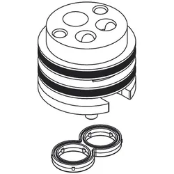 hansgrohe Adapter für vertauschte Anschlüsse, Ersatzteile,