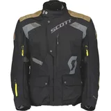 Scott Dualraid Dryo, Textiljacke wasserdicht - Schwarz/Grau/Braun - XXL