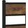 vidaXL Metallbett 140 x 200 cm Braun