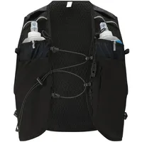 Endurance Unisex Genend Running Vest mit Flaschen schwarz