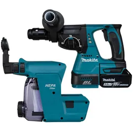 Makita DHR243RTJW inkl. 2 x 5,0 Ah + Makpac + Schnellladegerät + Staubabsaugung