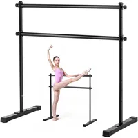 Vevor Ballettstange Tanzstange freistehende Doppelstange, höhenverstellbare (10-stufig / 290-1205