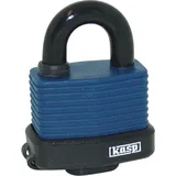kasp K13545D Vorhängeschloss 63mm verschieden schließend Blau Schlüsselschloss