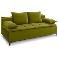 Schlafsofa Sugar Stoff Grün Hellgrün