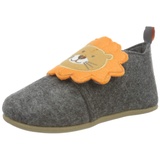 Playshoes Unisex Kinder Löwe Hausschuh, grau 27