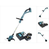 Makita DUR 193 RG Akku Rasentrimmer 18 V 260 mm + 2x Akku 6,0 Ah + Ladegerät