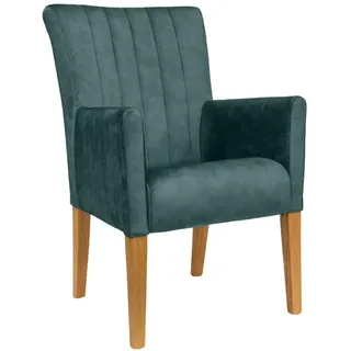 »King«, Luxus-Microfaser Lederoptik, Esszimmerstuhl, Beingestell Massivholz Eiche oder Buche wengefarben