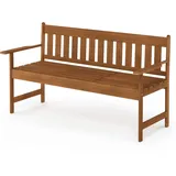 Furinno Tioman Outdoor Sitzbank, natur, 50.29 x 149.61 x 84.84 cm