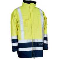 Multinorm Winterjacke 3-in-1 "086150R" SecureTech Multinorm - 3XL - warngelb/marine