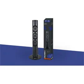 Sonnenkönig Dolmen 3 Turmventilator 34 cm Schwarz