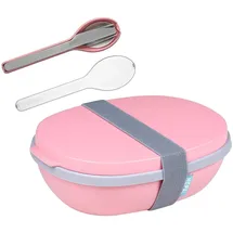 Mepal Lunchbox Pink, Kunststoff, 17.5x7.5x22.5 cm, Küchenzubehör, Vorratsbehälter, Brotdosen