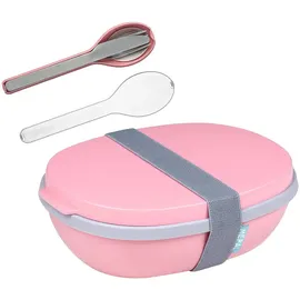 Mepal Lunchbox Pink, Kunststoff, 17.5x7.5x22.5 cm, Küchenzubehör, Vorratsbehälter, Brotdosen