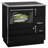 JUSTUS Festbrennstoffherd Linz II, 7 kW, Zeitbrand schwarz