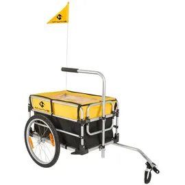 M-Wave Fold & Carry Gepäckanhänger silber