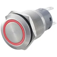 TRU Components 701316 LAS1-AGQ-11ZE, RD Vandalismusgeschützter Druckschalter 250 V/AC
