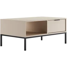 petits-meubles Couchtisch Seattle Beige Holzwerkstoff 100 x 45,4 x 60 cm