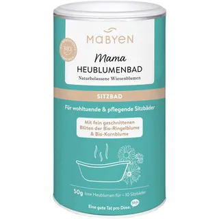 MABYEN Mama Bio Heublumenbad – Sitzbad für Schwangerschaft & Wochenbett, Bio-Heublumenmischung für entspannte Rituale, natürlich & ohne Zusätze, ab spätem Schwangerschaftsdrittel