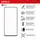 Displex Full Cover Displayschutz für Samsung Galaxy A54 5G Eco-Montagerahmen, volle Displayabdeckung, Tempered Glas, kratzer-resistente Schutzfolie
