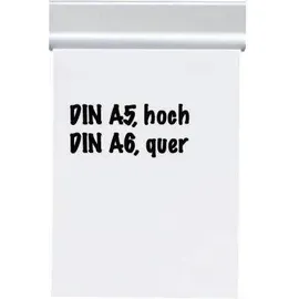 Maul Klemmleiste 15,6 cm A5 Silber