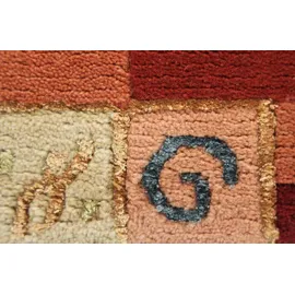 LUXOR LIVING Manali Nepalteppich 40 x 60 cm Rot