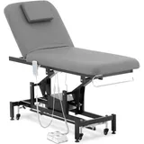 Physa Massageliege elektrisch - 2 Motoren - 200 kg Schwarz/Grau