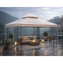 Quick Star Pavillon Schutzhaube 3x3m Wasserdicht Transparent 3 x 3 m