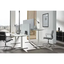 Deskin Tischtrennwände SIENNA, schallabsorbierend 4251797806962 Deskin