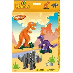 Hama® Bügelperlen Set Dino Welt mehrfarbig