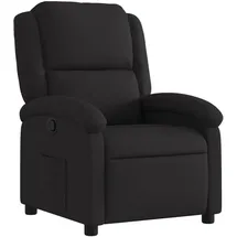 vidaXL Relaxsessel mit Liegefunktion Polyester 86,5 x 99,5 x 86,5 cm Schwarz
