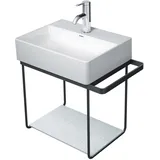 Duravit DuraSquare 51,6x33cm, wandhängend, schwarz matt