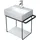 Duravit DuraSquare 51,6x33cm, wandhängend, schwarz matt