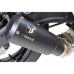 IXRACE IXRACE MK2 Edelstahl black-Endtopf für KTM 125/390, 17-, RC 125/390, 17- (Euro 4), schwarz