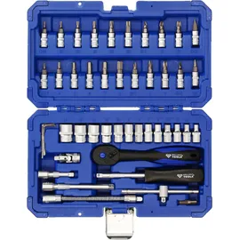 BRILLIANT TOOLS 1/4 Steckschlüssel-Satz 46-tlg.